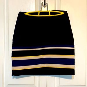 WHBM side-zip mini skirt